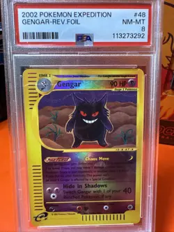 2002 PSA 8 Gengar Expedition 48/165 - Reverse Holo - Pokemon TCG - Low Pop - Image 2