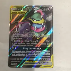 Pokemon Muk & Alolan Muk GX TAG TEAM Ultra Rare Full Art Holo 196/214 270HP - Image 1