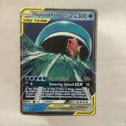 Pokemon Magikarp & Wailord GX TAG TEAM Promo SM166 300HP Regular - Image 1