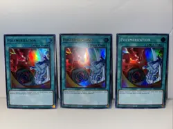 Polymerization (Alt Art) RA03-EN051 Ultra 2x Super Rare x1 1st NM Yugioh Set TCG - Image 1