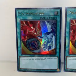 Polymerization (Alt Art) RA03-EN051 Ultra 2x Super Rare x1 1st NM Yugioh Set TCG - Image 2