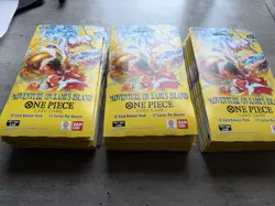 One Piece OP15-EB04 Adventure on Kami’s Island Sleeved Booster Pack Lot 10 Eng - Image 1