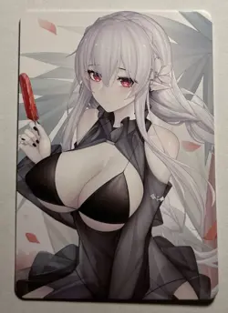 SEXY HEROINE WAIFU Warfarin ARKNIGHTS ACG PREMIUM HOLOFOIL CARD NM - Image 2
