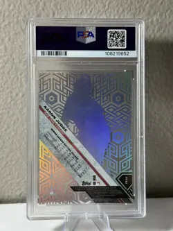 2017 Topps High Tek Aaron Judge #HT-AJ RC New York Yankees PSA 9 - Image 2