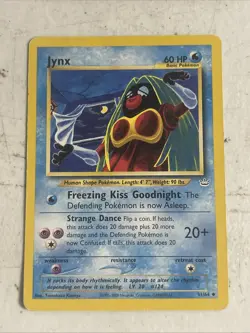 Jynx - 31/64 - Moderately Played Uncommon Unlimited Pokemon Card Neo Revelation - Image 1