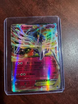 2014 POKEMON CARD - XERNEAS EX - BASIC BLACK STAR HOLO XY07 ENGLISH NM - Image 1