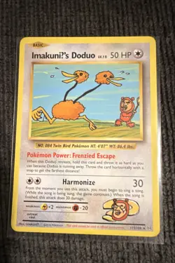 Imakuni’s Doduo XY Evolutions 112/108 Secret Rare Pokemon Card - Image 1