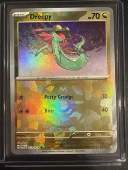 Pokemon Dreepy Prismatic Evolutions Card 071/131 Masterball Reverse Holo TCG - Image 1