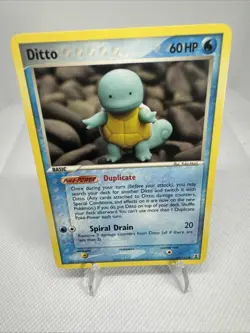 Ditto 64/113 Squirtle Delta Species 2005 LP Pokemon Card - Image 1