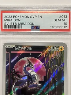 Miraidon 013 Sv: Scarlet & Violet Promo Cards Holo PSA 10 - Image 2