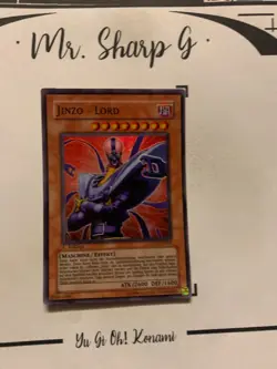 JINZO - LORD - 1. AUFLAGE LODT-DE007 DEUTSCH Yu-Gi-Oh! CARD SUPER RARE HOLO TCG* - Image 3