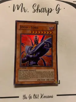 JINZO - LORD - 1. AUFLAGE LODT-DE007 DEUTSCH Yu-Gi-Oh! CARD SUPER RARE HOLO TCG* - Image 4