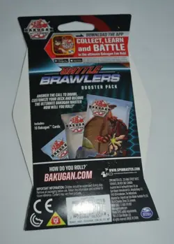 BAKUGAN BATTLE PLANET BATTLE BRAWLERS BOOSTER PACK -10 BAKUGAN CARDS PER PACK 778988163573 - Image 2