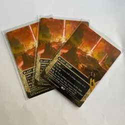 MTG Edge of Eternities - X 3 Blast Zone(Stella Sights) - Rare 0002 NM - Image 1