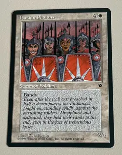 Icatian Phalanx & Order of Leitbur x4 MTG - Fallen Empires - ©1994 LP & NM/EX - Image 2