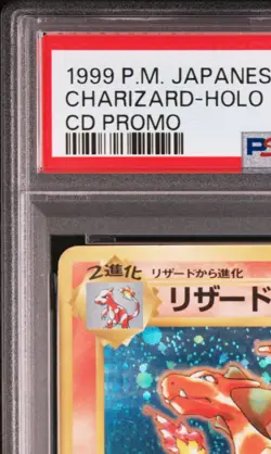 Pokemon Charizard 1999 CD Promo No.006 PSA 4 Japanese Holo Card Vintage Old Back - Image 3