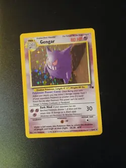 Pokemon TCG Gengar and haunter Fossil Holo LP - Image 1