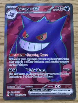 Gengar ex 193/162 Full Art - Pokemon Temporal Forces - NM/M - Image 1