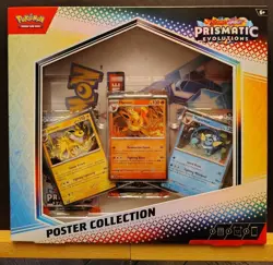 Pokemon TCG Scarlet And Violet Prismatic Evolutions Poster Collection ** NEW ** - Image 1