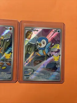 Pokemon First Partner Illustration Rare Turtwig Chimchar Piplup 30th Anniversary - Image 4