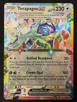 Pokemon TCG Terapagos ex 179/217 Double Rare - Ascended Heroes - Pack Fresh ✅ - Image 1