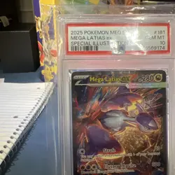 2025 POKEMON MEGA EVOLUTION SPECIAL ILLUSTRATION RARE MEGA LATIAS EX PSA 10 - Image 2