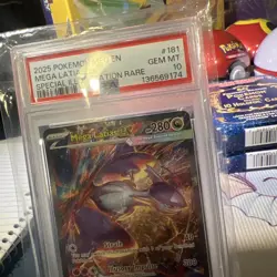 2025 POKEMON MEGA EVOLUTION SPECIAL ILLUSTRATION RARE MEGA LATIAS EX PSA 10 - Image 3