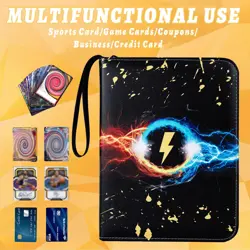 Trading Cards Album Pokemon Game Binder Book Collection Folder Holder 400 Cards - Image 1