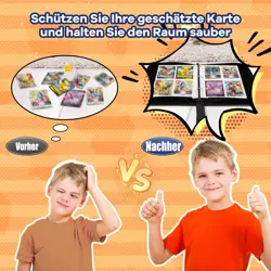 Trading Cards Album Pokemon Game Binder Book Collection Folder Holder 400 Cards - Image 2