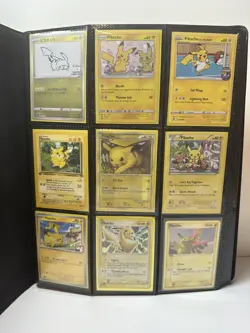 Pokemon Pikachu Bundle Collection with Binder. - Image 1