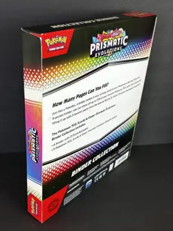 Pokemon: SCARLET & VIOLET PRISMATIC EVOLUTIONS 2025 Binder Collection - SEALED - Image 3