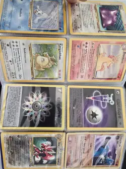 Pokemon TCG Vintage Binder Collection 240 Cards Random Sets And Promos HP/DMG - Image 2