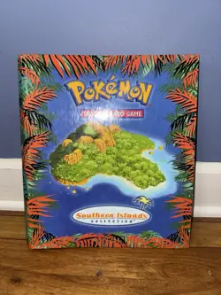 Vintage Pokemon Southern Islands Collection BINDER ONLY, English WOTC O-RING - Image 2