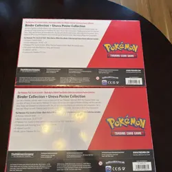 (2) Pokemon Black Bolt and White Flare Binder + Poster Collection Sam's Club 2pk - Image 2