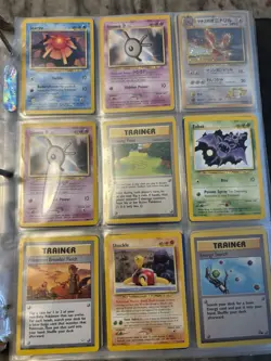 Vintage pokemon Binder collection Base Set, Neo, Jungle Gym Hero’s - Image 5