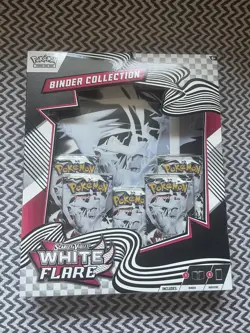 Pokemon TCG: Scarlet & Violet White Flare Binder Collection - New And Sealed! - Image 1