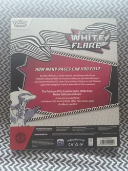 Pokemon TCG: Scarlet & Violet White Flare Binder Collection - New And Sealed! - Image 2