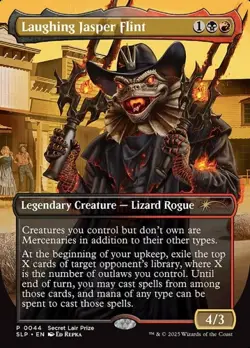 Laughing Jasper Flint - Foil Extended Art Promo Secret Lair Promos NM MTG - Image 1