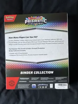 w/ box protector - Pokemon TCG Prismatic Evolutions Binder Collection - Sealed - Image 2