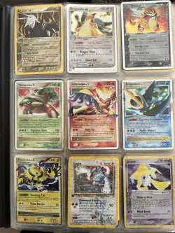 Vintage Pokemon Card Binder – EX Era / DP Era – 200+ Cards – Collection Lot - Image 1