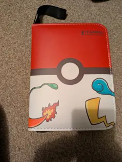 Pokemon cards collection in a binder - Image 1