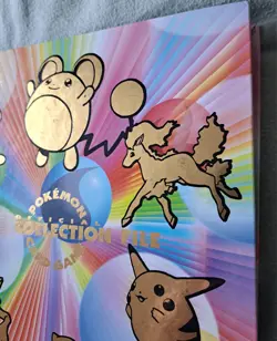 Vintage Pokemon Official Card Game Collection File 9 Pocket Ring Binder - Image 4