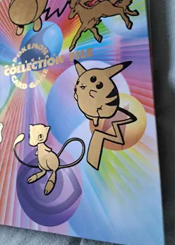 Vintage Pokemon Official Card Game Collection File 9 Pocket Ring Binder - Image 5