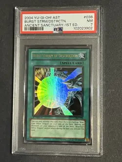 Burst Stream Of Destruction 1st Ed AST PSA Yugioh - Image 1