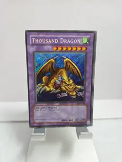 Yugioh Thousand Dragon MRD-143 Secret Rare Unlimited Original 2002 LP - Image 1