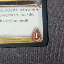 World of Warcraft TCG Azeroth 198/361 - Leeroy Jenkins Non Foil WOW - LP - Image 5