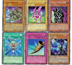 Yu-Gi-Oh 6 Card Lot 3 Ultra, 2 Secret Rare and 1 Monster Reborn All Near Mint - Image 1