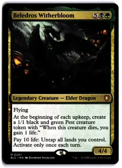 Beledros Witherbloom NM BLC Commander: Bloomburrow MTG - Image 1