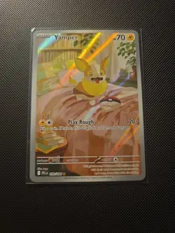 Pokemon TCG Yamper 099/094 Illistration Rare Phantasmal Flames NM - Image 1