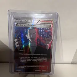 Pokemon TCG Giovanni's Scheme Full Art Ultra Rare Holo 162/162 Breakthrough - Image 1